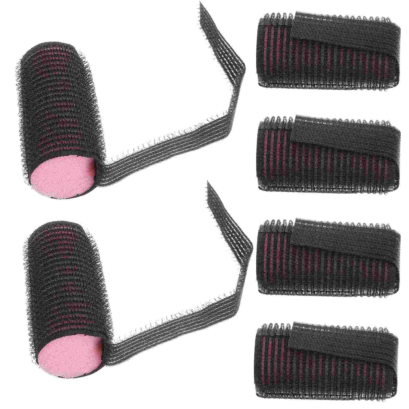 

6 Pcs Self-adhesive Hair Roller Sponge Rollers Grip Curler Large Curlers for Women Curls Sleeping Holding Nylon Miss Waver