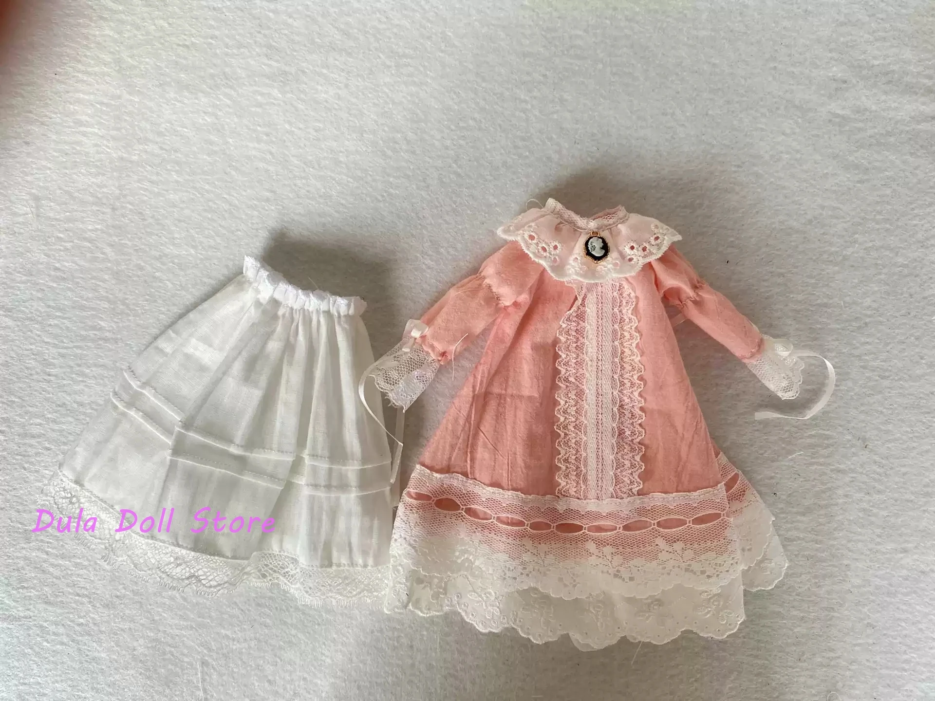 Dula Doll Clothes Dress Vintage nightdresses Blythe Qbaby ob24 ob22 Azone Licca ICY JerryB 1/6 Bjd Doll