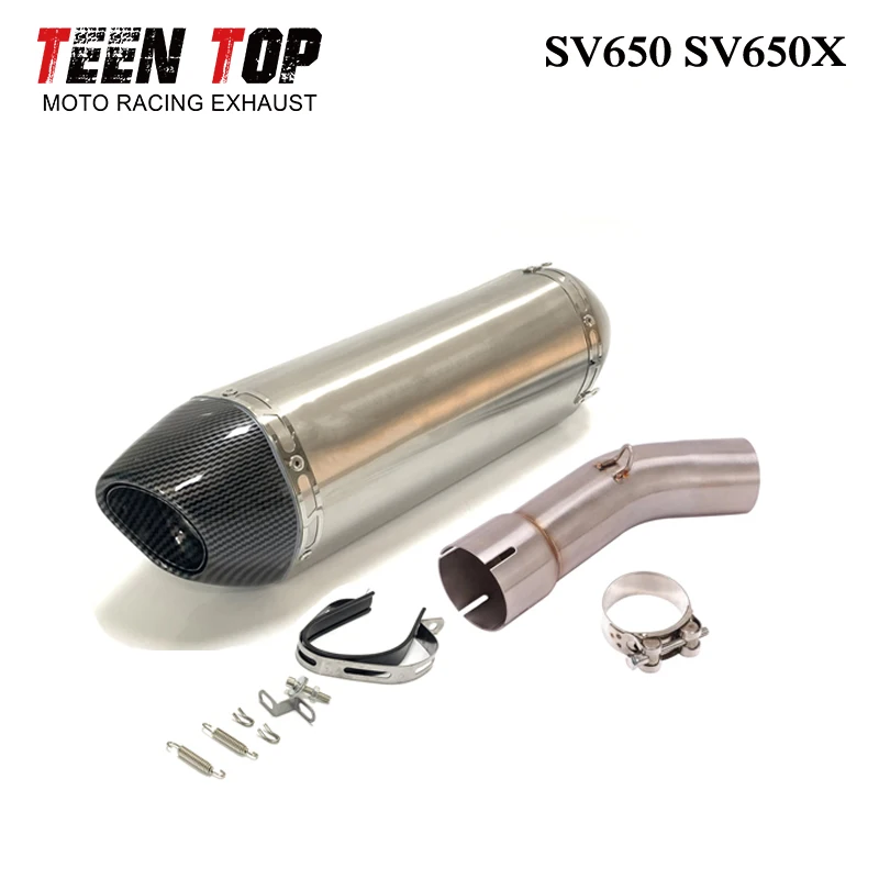 

Silencieux Moto For Suzuki SV650 SV650X Exhaust Muffler 2003~2015 Year 51mm Yoshimur-al Exhaust Escapamentos Sistemi Di Scarico