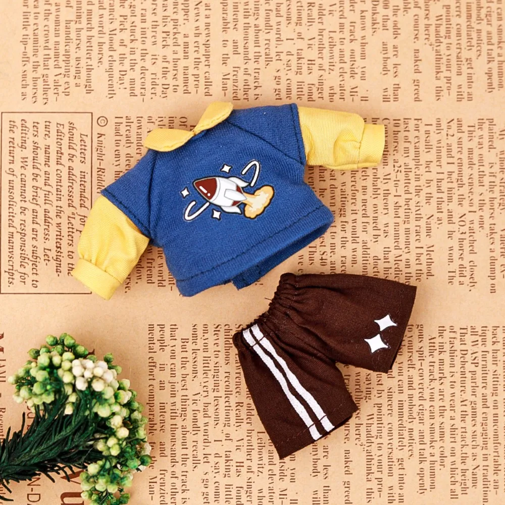 

DIY Casual Wear OB11 Clothes Handmade Dress Up Doll Hoodie Shorts Decoration Cloth Obitsu11 Outfit Molly GSC Body