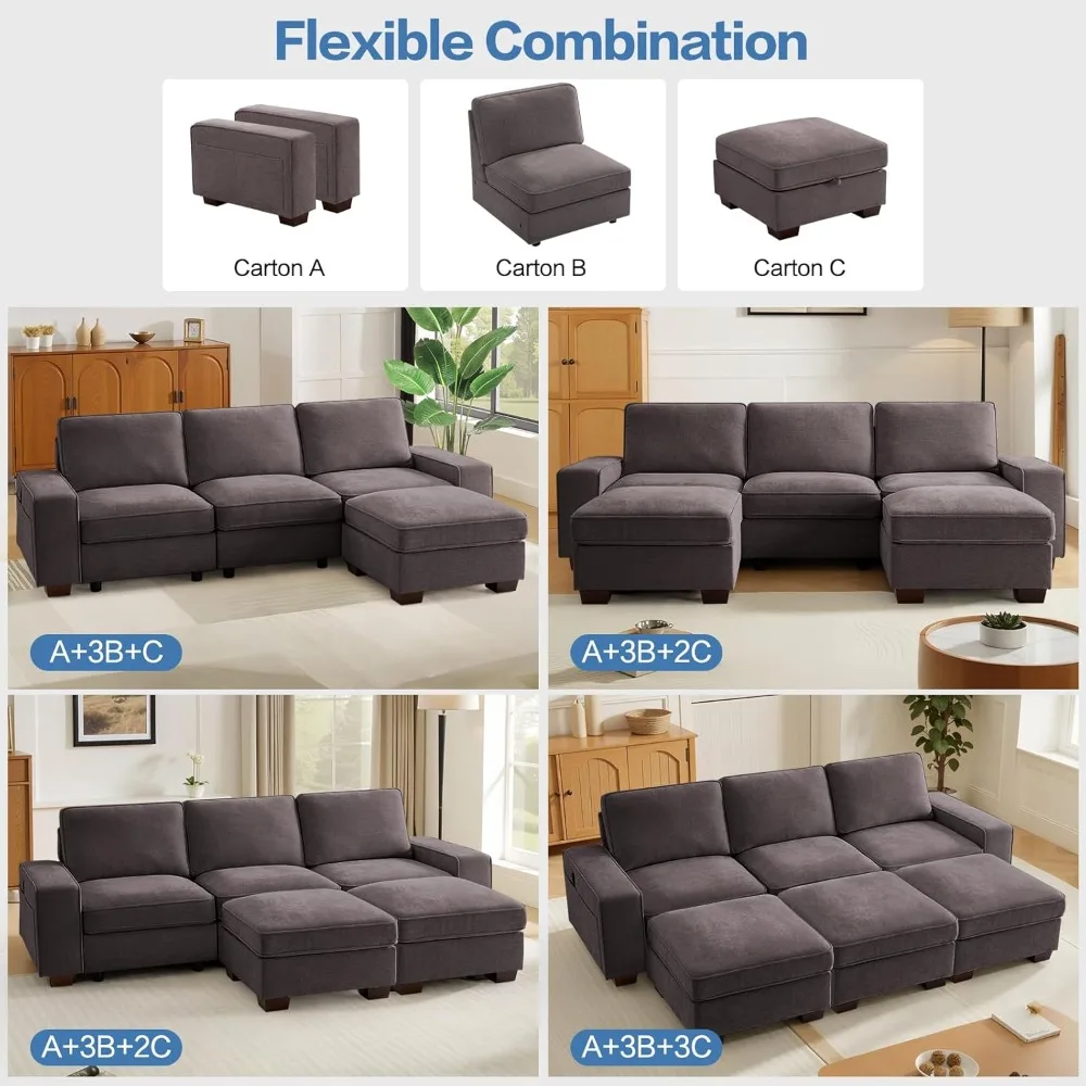 Pufa do przechowywania, kwadratowy podnóżek z wyściełanym siedziskiem, stołek schodkowy z tkaniny szenilowej do sofy, sypialni, salonu, wygodny i uniwersalny.