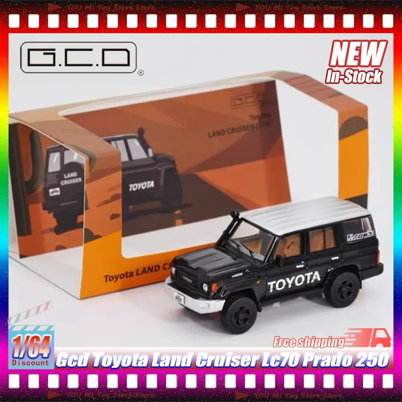 

1:64 New Stock Gcd Toyota Land Cruiser Lc70 Prado 250 Alloy Die-Casting Metal Car Models Toms Collectible Off Road Vehicle Gifts