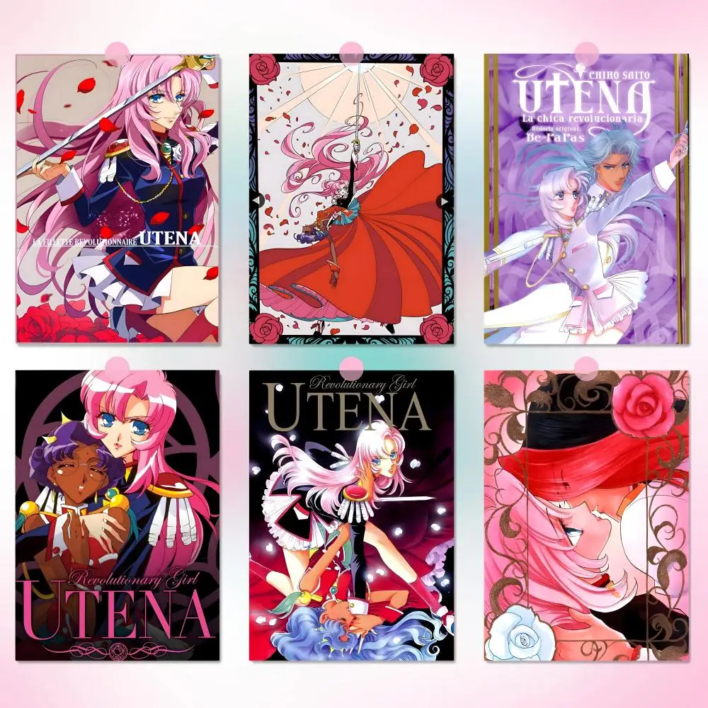 Revolutionary Girl Utena Anime PVC Desk Wall Upgrade Living Space Makeover Warm Visual Focus Daily Living Inspiration Poster