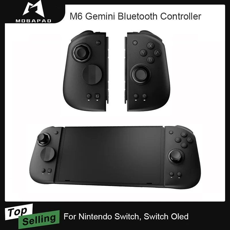 

MOBAPAD M6s Gemini Bluetooth Wireless Gaming Controller with Sensing Joystick Gamepad for Nintendo Switch / Switch OLED