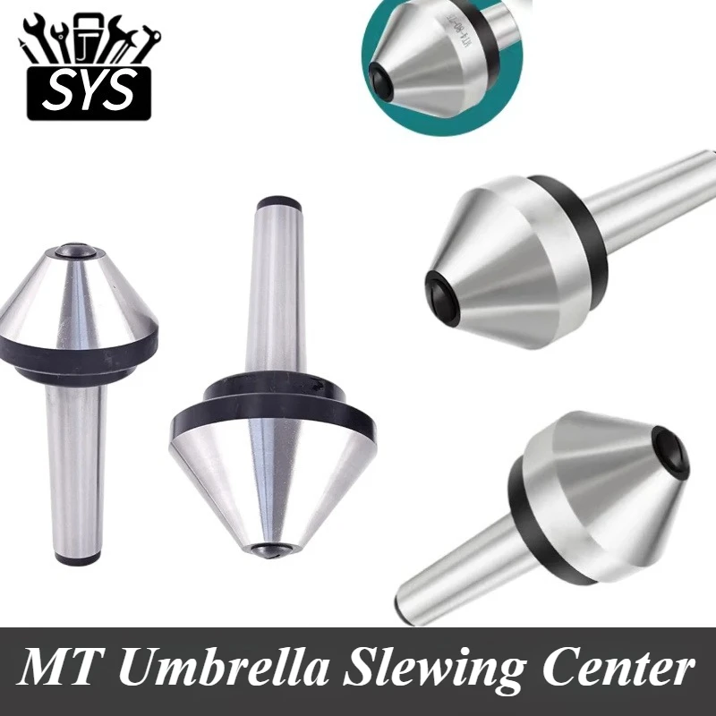 MT MT2 MT3 MT4 D60 D80 D100 Morse Tapper Cone Mushroom Head Center Umbrella-type Rotating Center High Precision Live Thimble