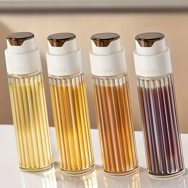 

500ML Automatic Opening And Closing Oil Glass Bottle Leak-Proof Olive Oil Storage Vinegar Dispenser For Cooking Baking Salad
