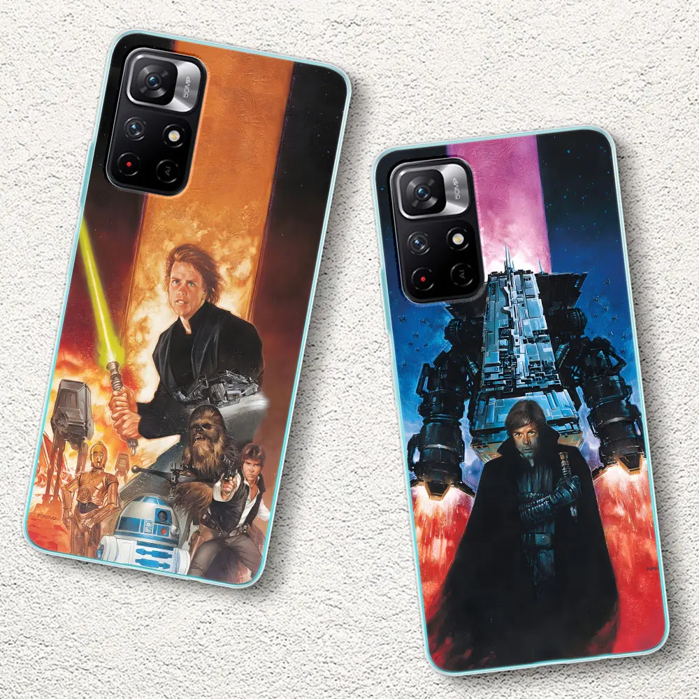 Anakin Darth Vader Luke Skywalker Case for Xiaomi Redmi 9 12 6 9A 9i 10 6A 9T 9C 10A 10C 12C 7 7A 8 Y2 8A TPU Phone Cover Fundas