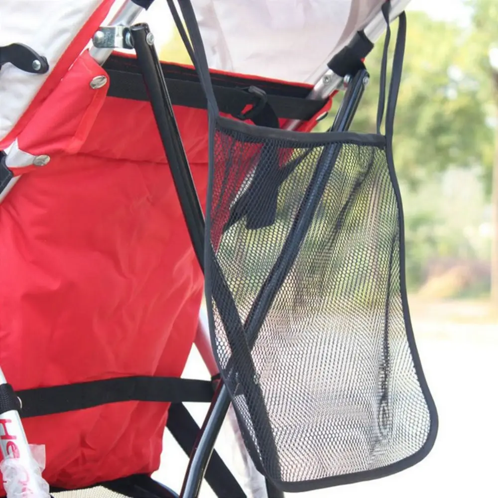 

Light Weight Baby Stroller Bag Large Capacity Multifunctional Storage Bags Stroller Accessories 30x30cm Stroller Hanging Bag