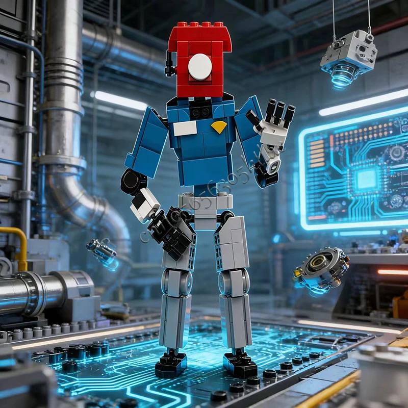 325 PCS Popular Game Character Series Signal Operator MOC Customize Modular Building Block Creative Brick DIY Holiday Toy Gifts