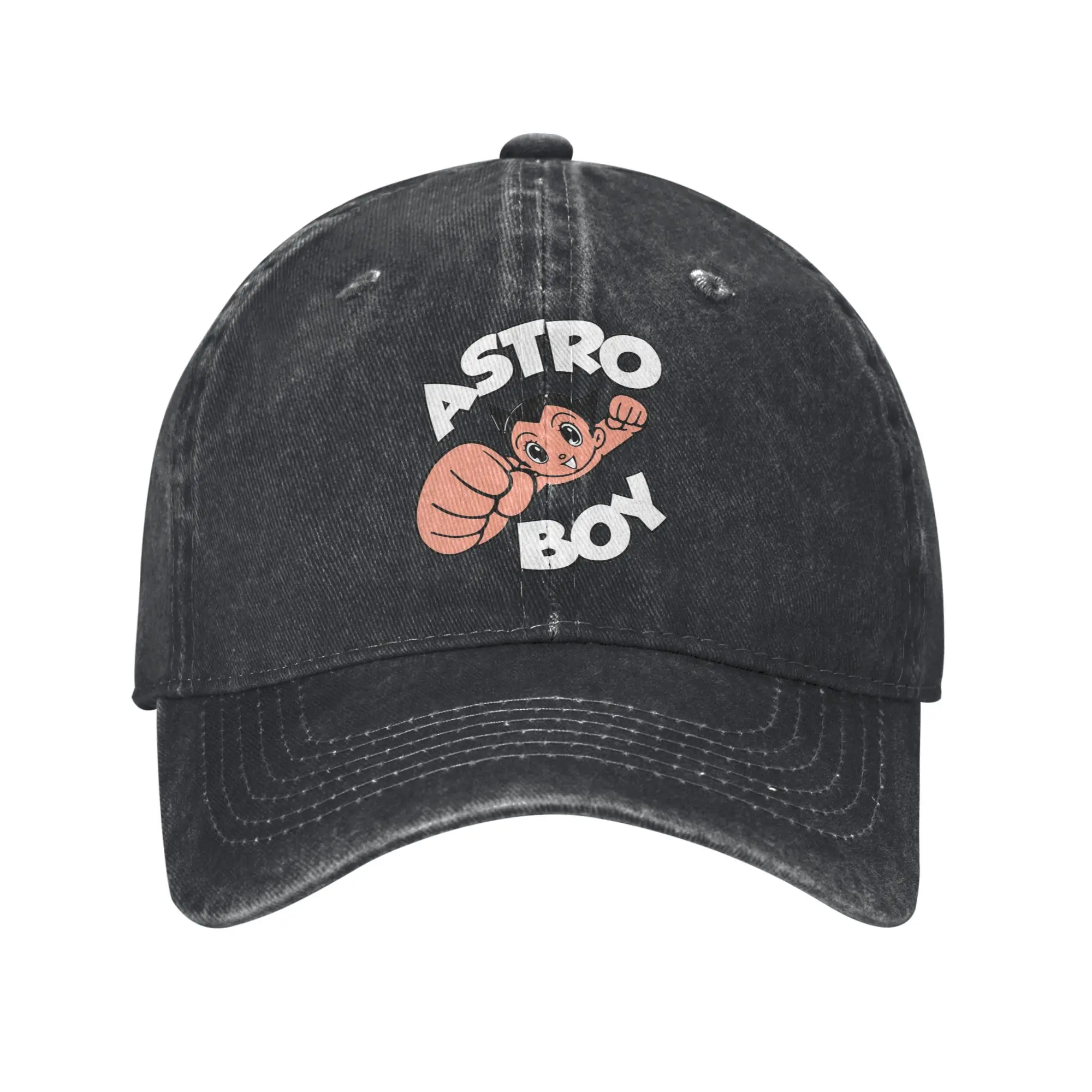Vintage Astro Boy Astroboy Baseball Caps Unisex Style Distressed Washed Snapback Cap Anime Outdoor Activities  Gift Hats Cap