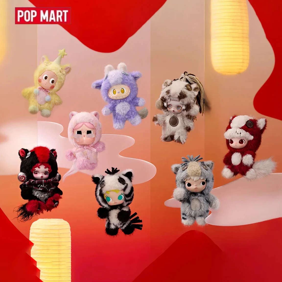 

POP MART Have a good run, плюшевая кукла, кулон, слепая коробка, загадочная игрушка, милая аниме-фигурка, кукла, настольный декор, коллекционная