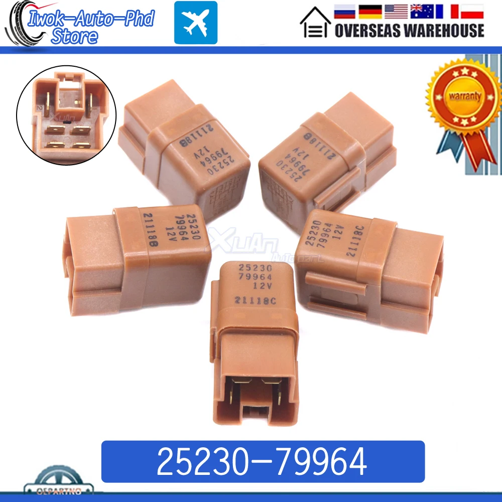 6Pins 12V Multi-Purpose Relay 25230-79964 25230C9963 For INFINITI FX35 FX45 G35 For NISSAN 200SX MAXIMA MURANO TITAN ALTIMA