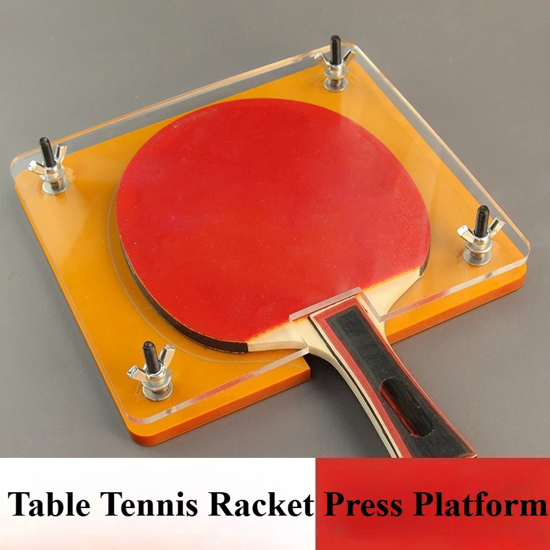 Table Tennis Racket Press Platform Multi-function Racket Rubber Cutting Plate Rotating Cutting Platform Racket Sticking Tool