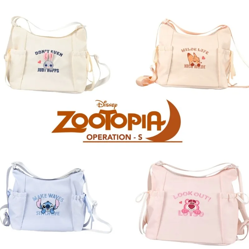 

Новая сумка через плечо Zootopia с героями мультфильмов Джуди Хоппс, большая вместительная портативная сумка для хранения, праздничный подарок, поездки на работу