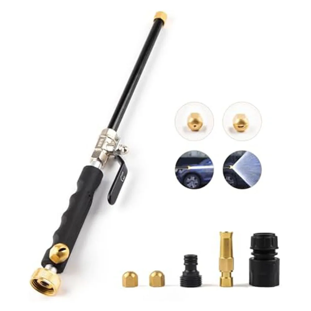 

Aluminum Alloy High Pressure Washer Wand Adjustable Sprayer Efficient Cleaning Tool for House Cleaning Gardening