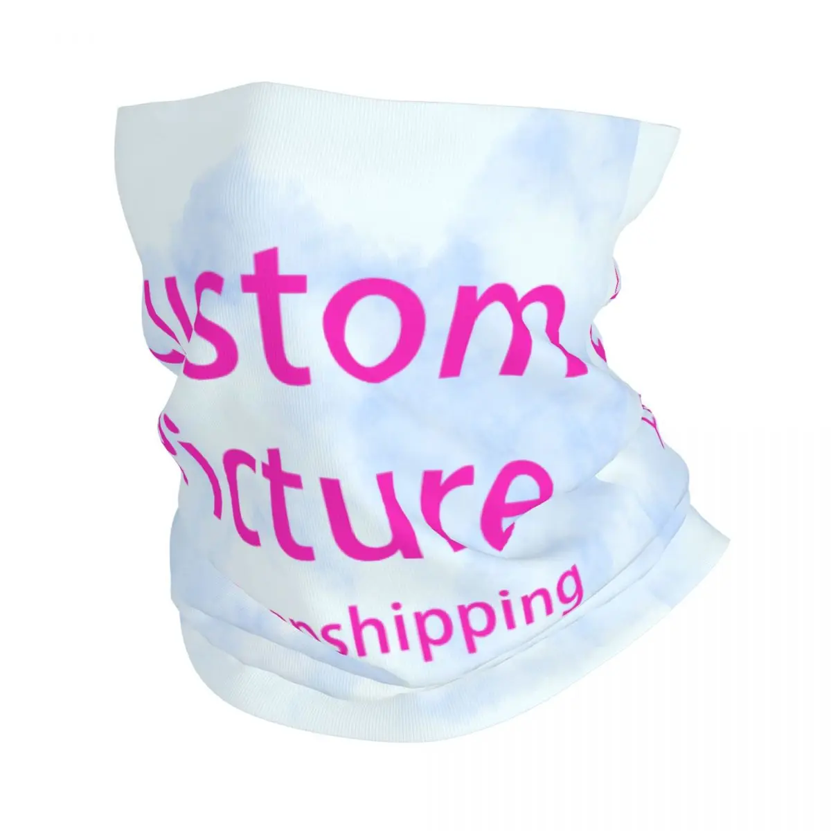 Personalizado personalizado foto logotipo pescoço gaiter feminino masculino proteção uv inverno personalizado diy impressão bandana cachecol para ciclismo