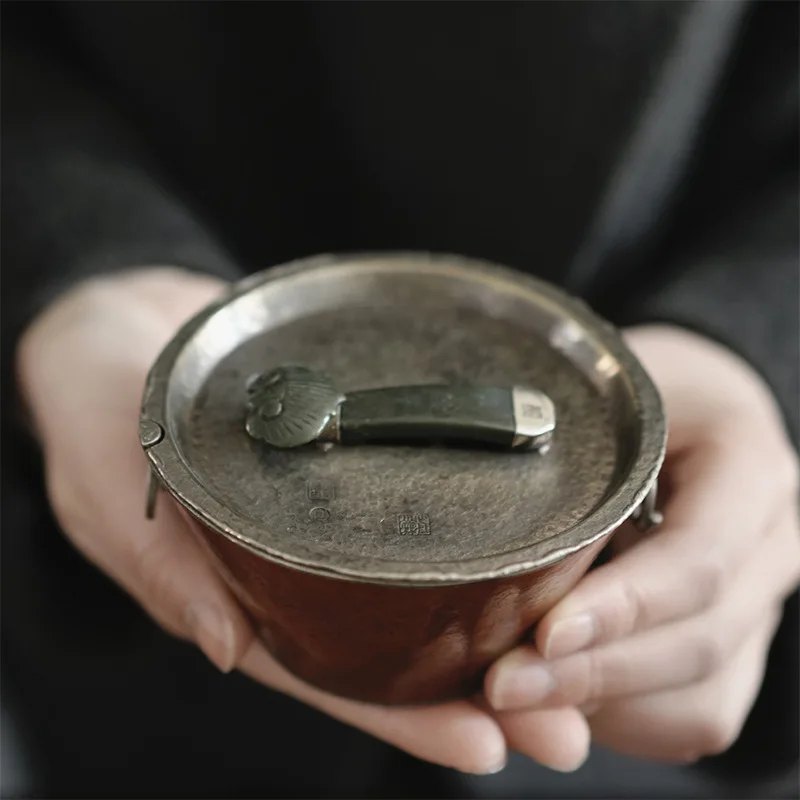 Chinese-style old gourd building water, tea washing water bowl, water basin, tea ceremony zero utensils, retro cultural games