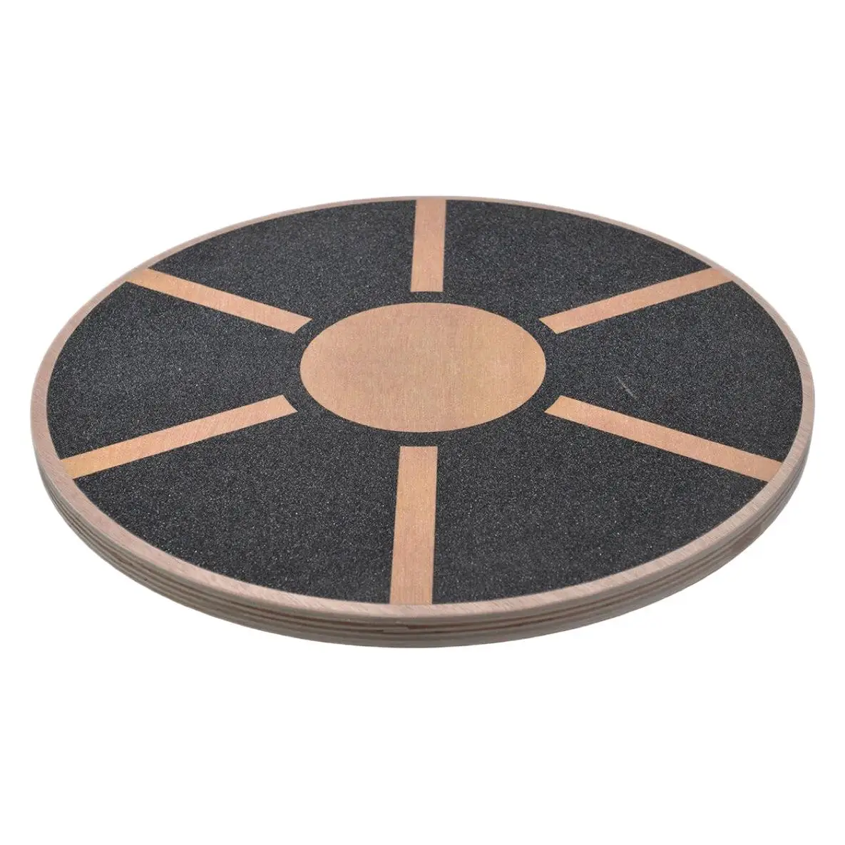 

Two-way Round Balance Wooden 360-degree Balance Plate Anti-skid Silent Ankle Strengthening Trainer