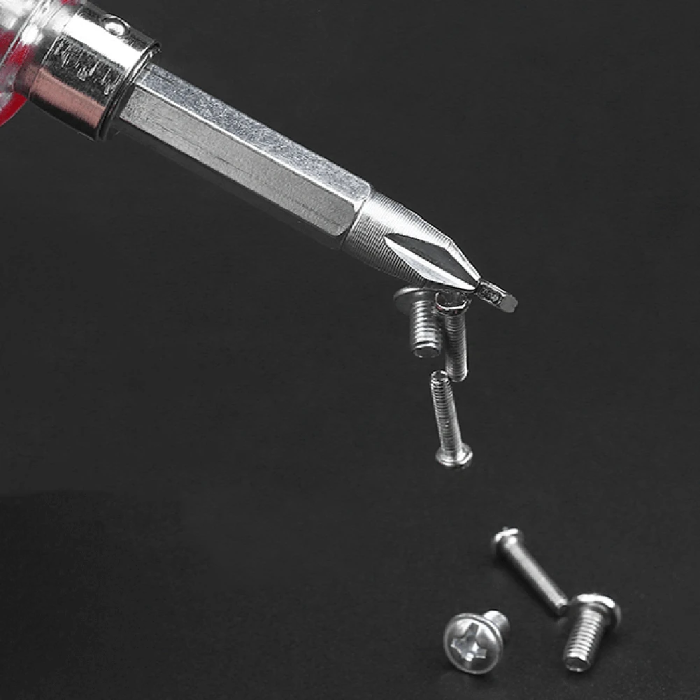 Screwdriver Interchangeable Function Short-Phillips Screwdriver Slotted Impact-Screwdriver Hammer Lat Repair Tool Screwdriver