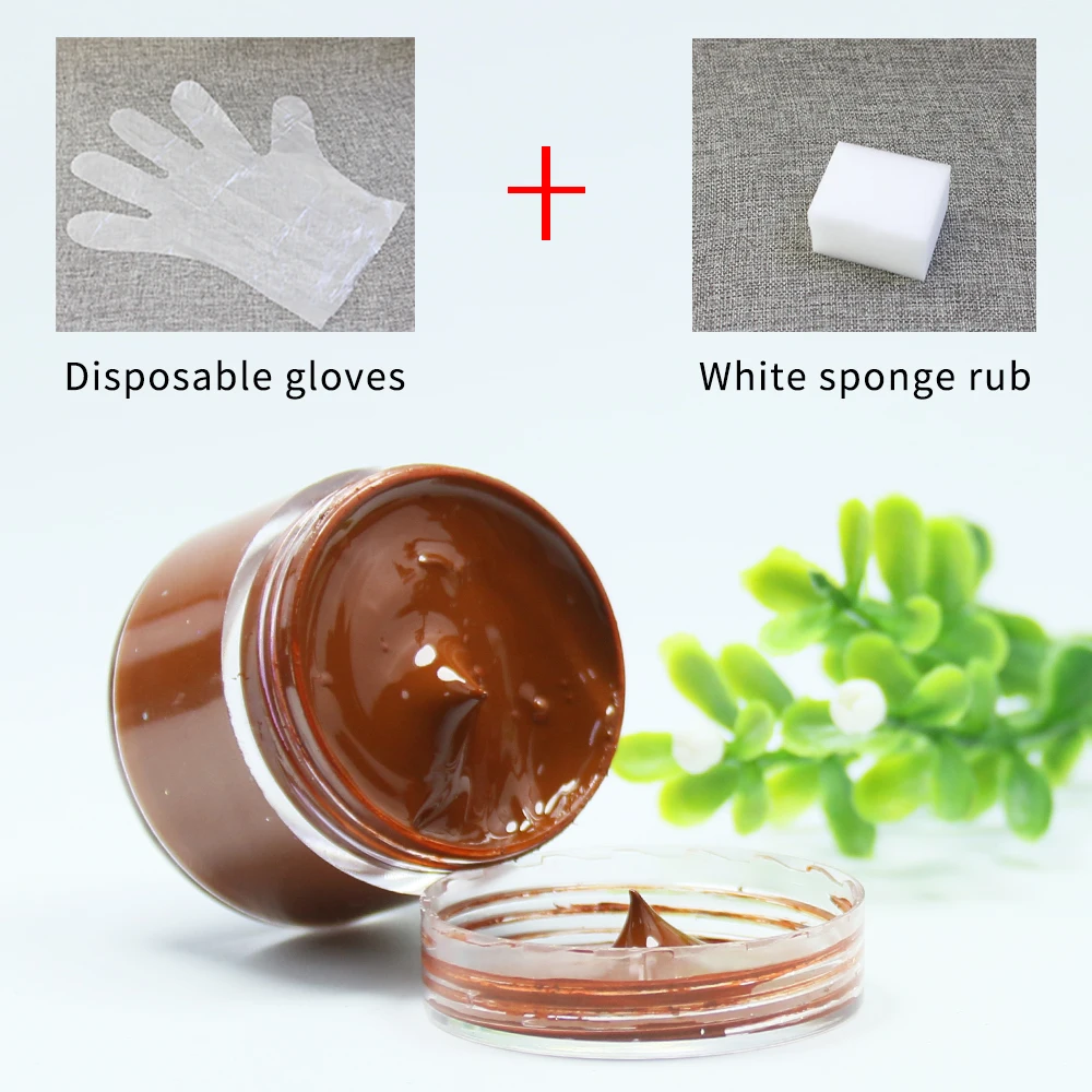 Medium Brown Leather Dye Paint Oily DIY Professional Paint Leather Craft Leather Bag Sofa Shoes Repair Complementary Color Paste