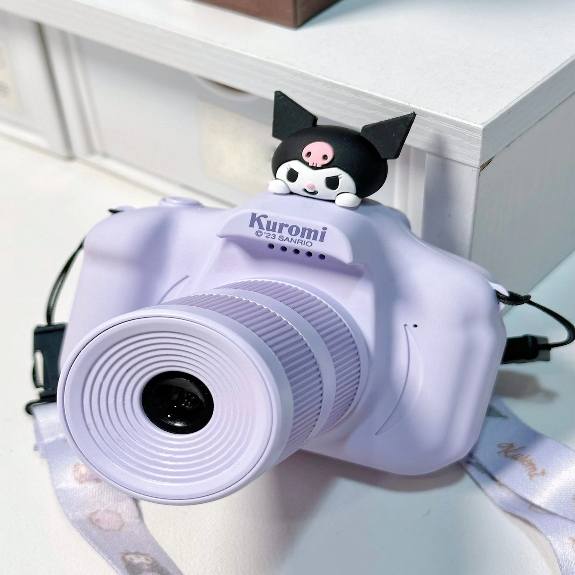 Sanrio HelloKitty Digital Camera Front And Back HD Dual Camera Cartoon Game Function DV Recording 1080P Can Insert TF Card