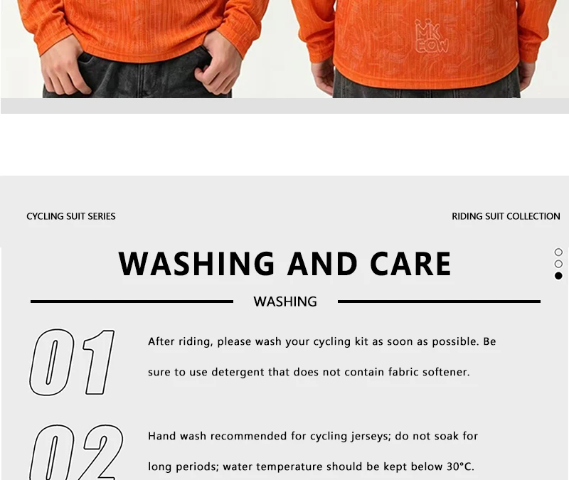 MKEW Unisex-Radtrikot im Casual-Stil, atmungsaktive, lockere Damenbekleidung, nicht schwitzendes Herren-Radtrikot, Fahrradbekleidung – Detail 21