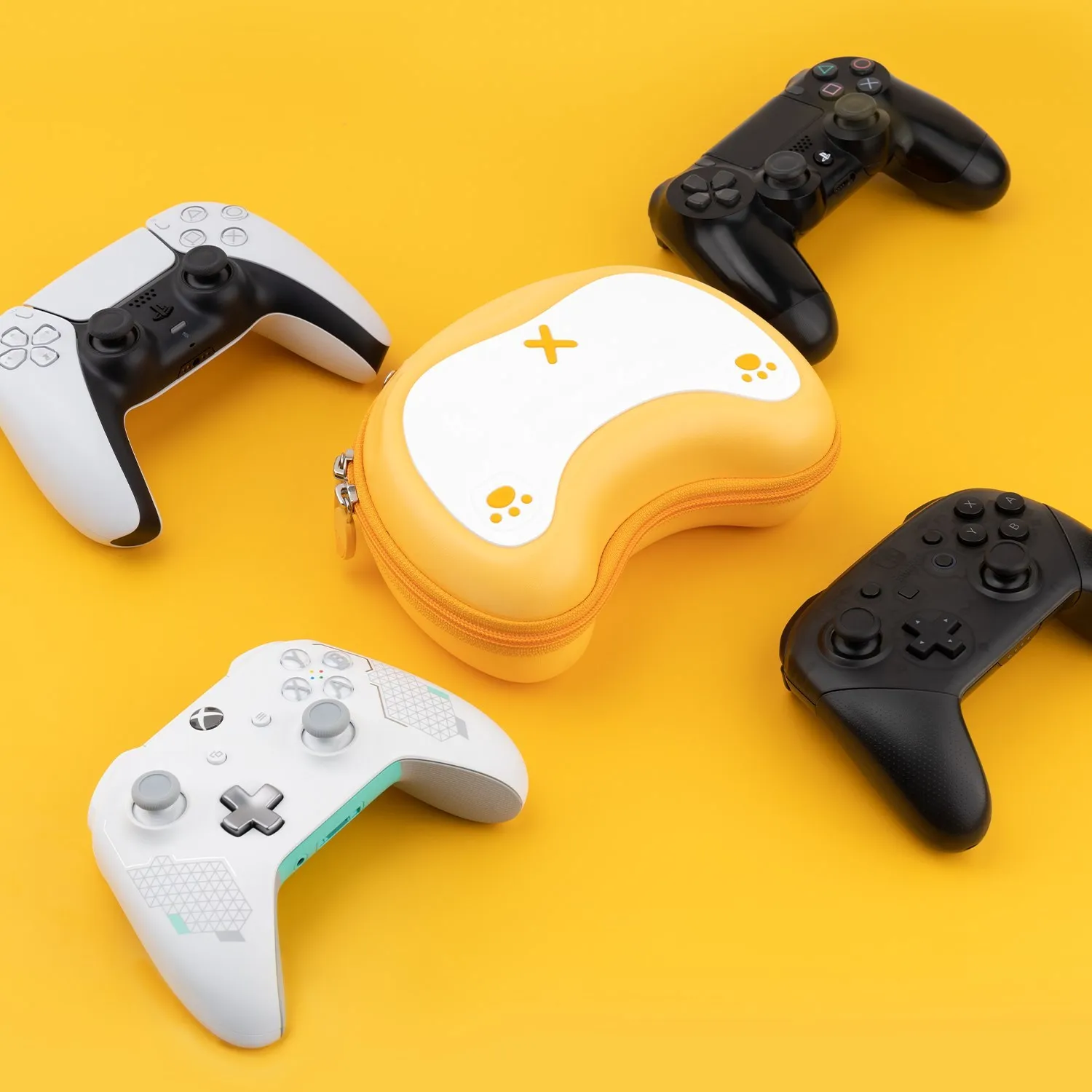 GeekShare Opbergtas Voor PS4 PS5 Ns Pro Xbox Gamepad Case Leuke Gorgi Reizen Gemakkelijk Carry Controller Schokbestendig Beschermende Tas