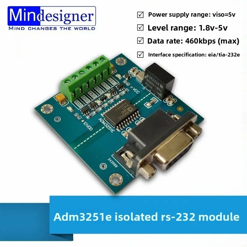 

Модуль ADM3251E Модуль последовательной связи TTL к RS232 Изолированный модуль связи ADM3251