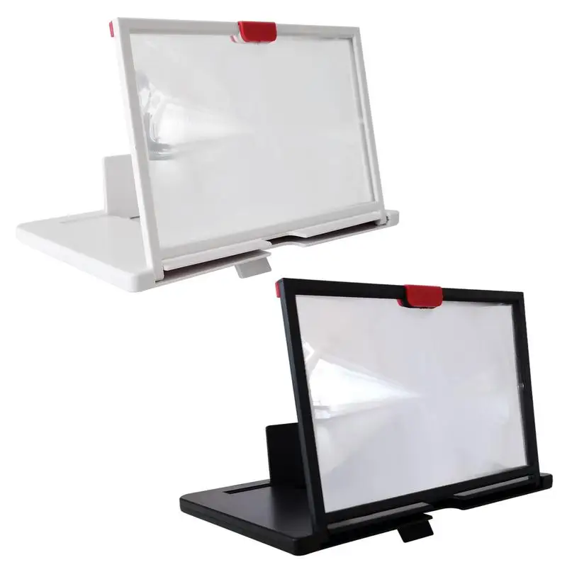10-12inch 3D Mobile Phone Screen Magnifier High-definition Easy To Fold Video Amplifier Smartphone Stand Desktop Holder
