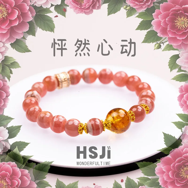 

Live Streaming Heartbeat Crystal Bracelet Lucky HandString