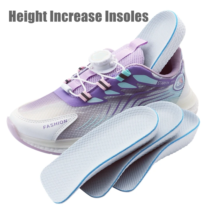 

1Pair Height Increase Insole for Feet arch support Shoe Insoles Men Woman 1.5/2.5/3.5CM Growing Shoes Pads Shoe Accessories