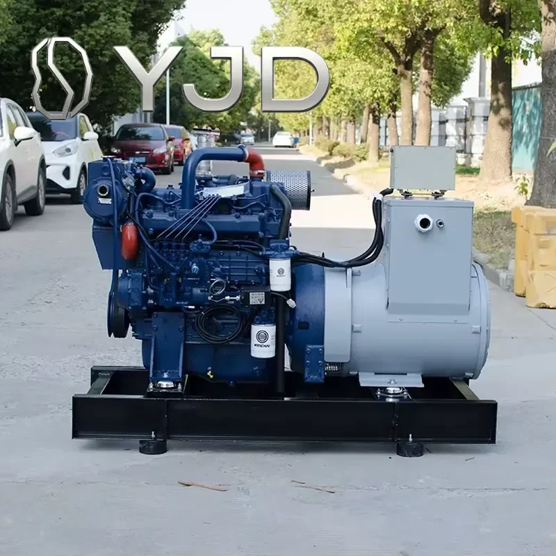 Hot Sale High Quality Engine Portable Power Generator Ship Boat Power Seawater Cooled 15kw 20kw 30kw 40kw Weichai