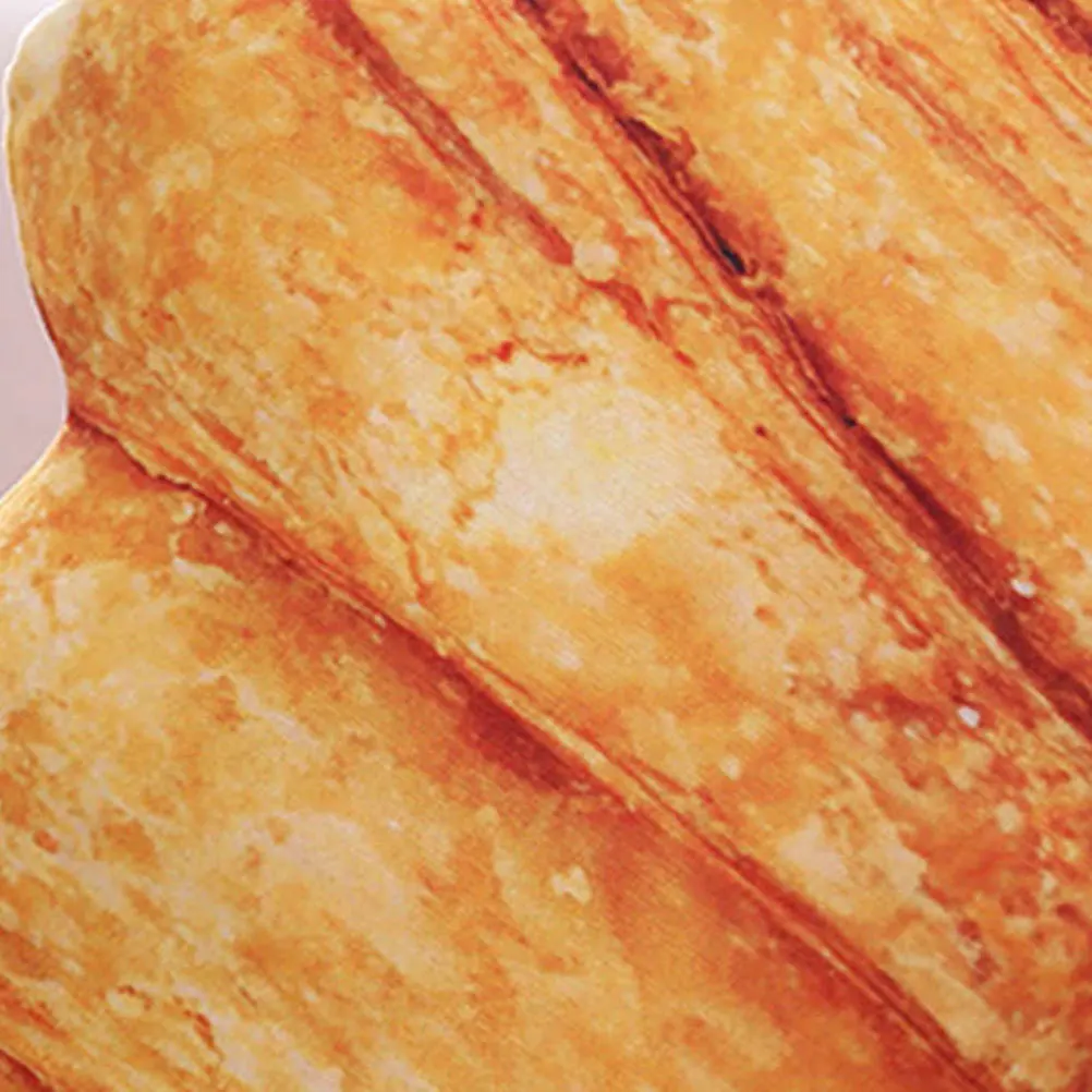 

55Cm Simulation Bread Pillow Lumbar Cushion French Croissant Design Washable Zipper Cover Cute Gift For Friends