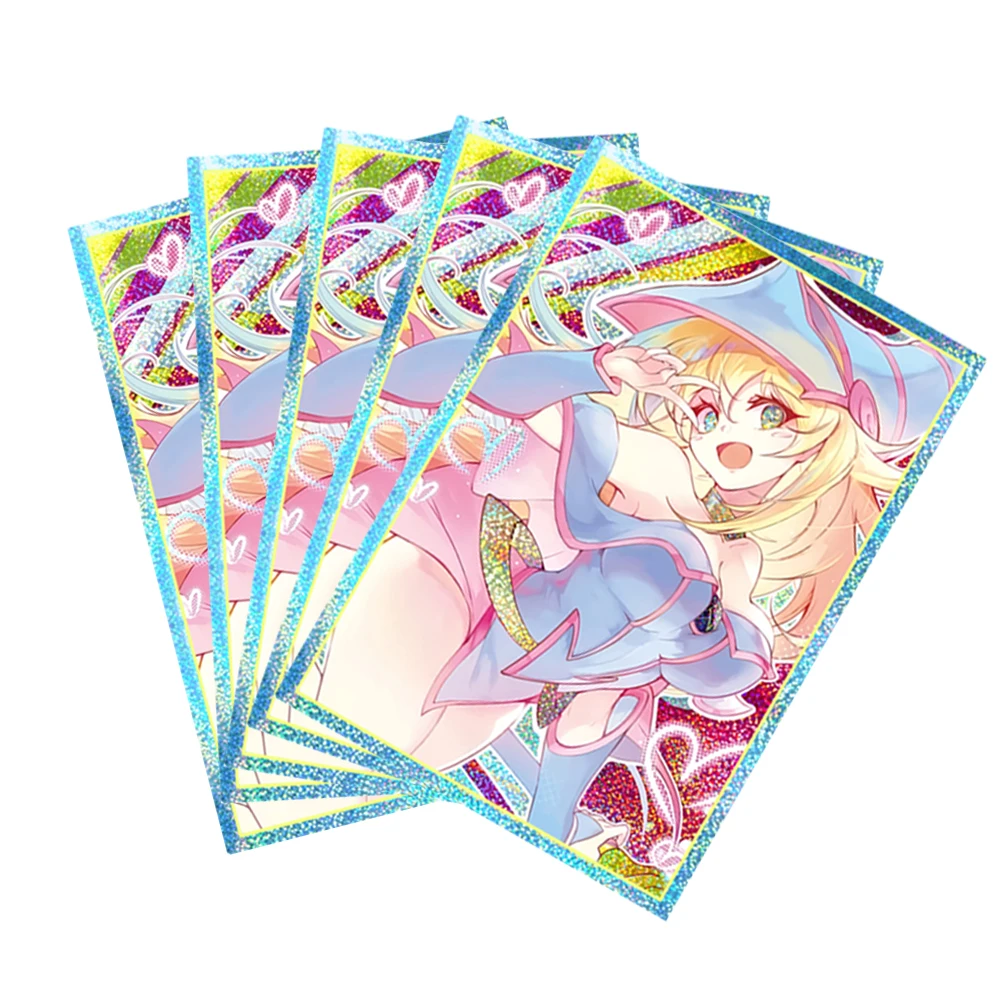 50PCS 63x90mm Anime art Card Sleeves Cartoon Card Protector for YGO Game Cards Sleeves Foil Board Games Card Cover