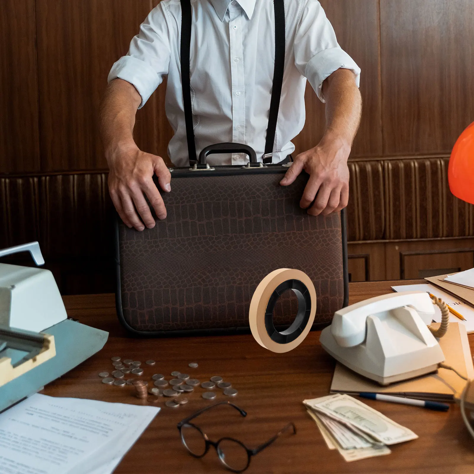 Yellow Paper Money Bands for Bills Currency Straps Self adhesive Cash Bundle Wrappers Bill Organizers Banknote Solutions Safe