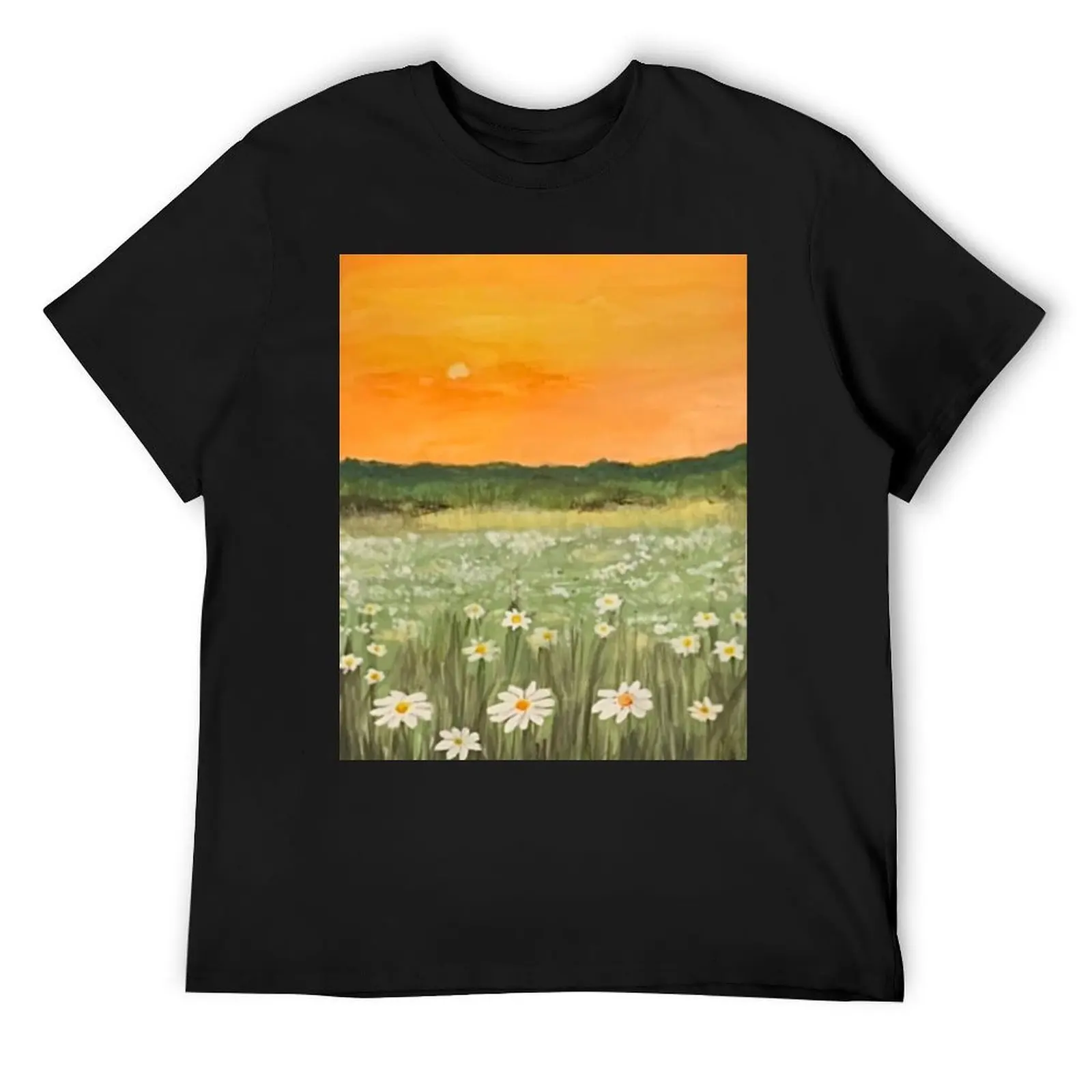 

Field of Daisies T-Shirt essential t shirt funny meme t-shirts Personalized t-shirt men clothings