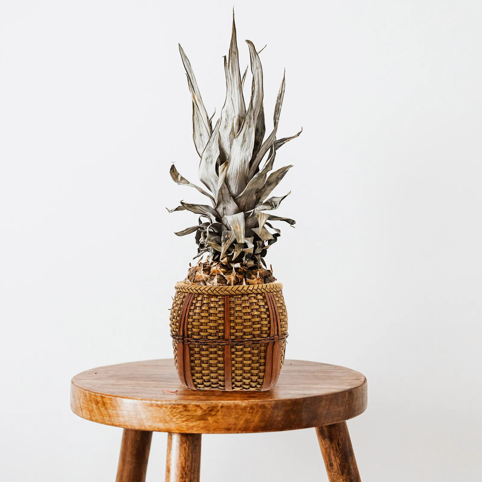 

Resin Storage Basket Household Food Organizer Bamboo Style Decorative Container For Fruits Snacks Sundries Retro Home Decoration