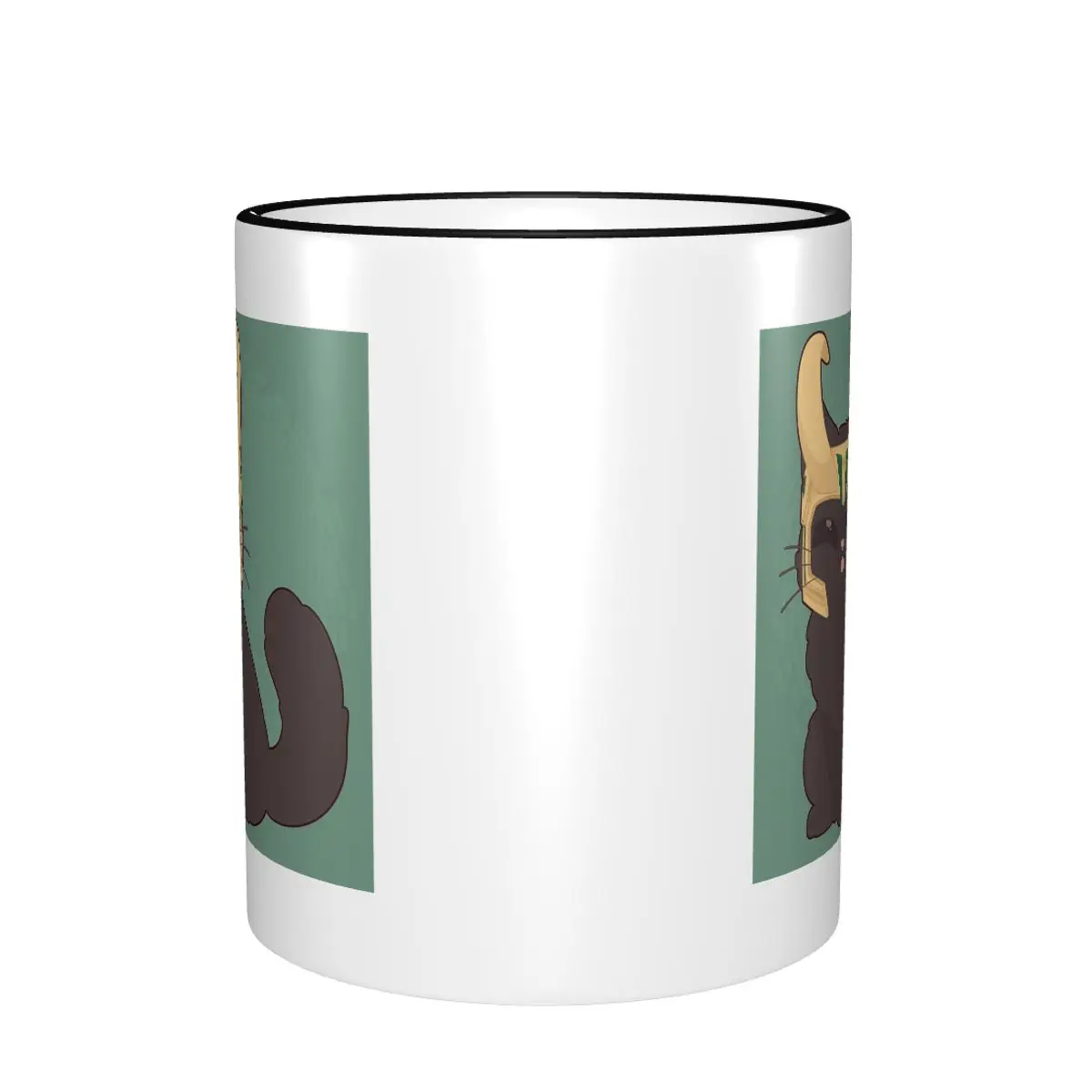 Trickster Cat Mug Funny Ceramic Coffee Cups Tea Mugs Milk Cup Drinkware Gifts for Friends