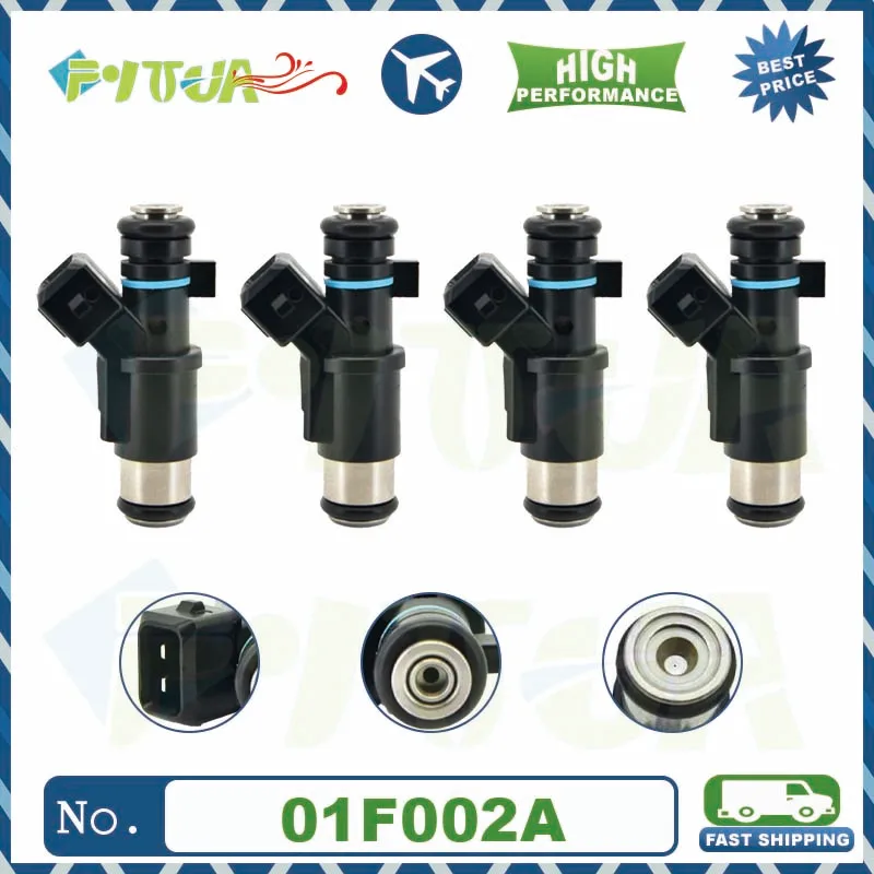 

4pcs Fuel injector 01F002A 0280156357 For Peugeot 106 206 306 307 Citroen Berlingo C2 C3 Partner Replacement Injector Nozzle New