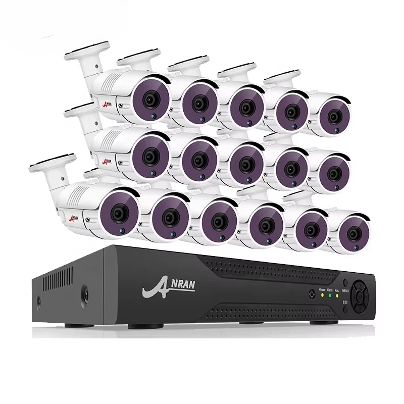 

16CH CCTV Security Camera Systems 1080P 2MP hd Cctv Outdoor Waterproof Bullet Analog AHD Camera