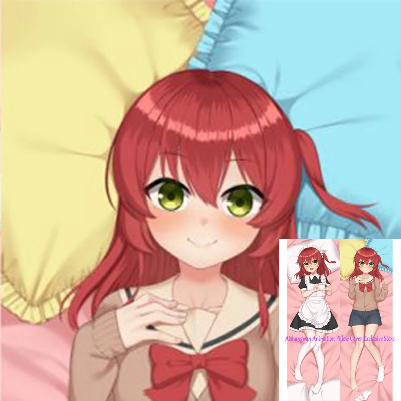 

Dakimakura Anime Pillow Cover Kita Ikuyo Double Sided Print 2Way Bedding Festival Gifts Gifts