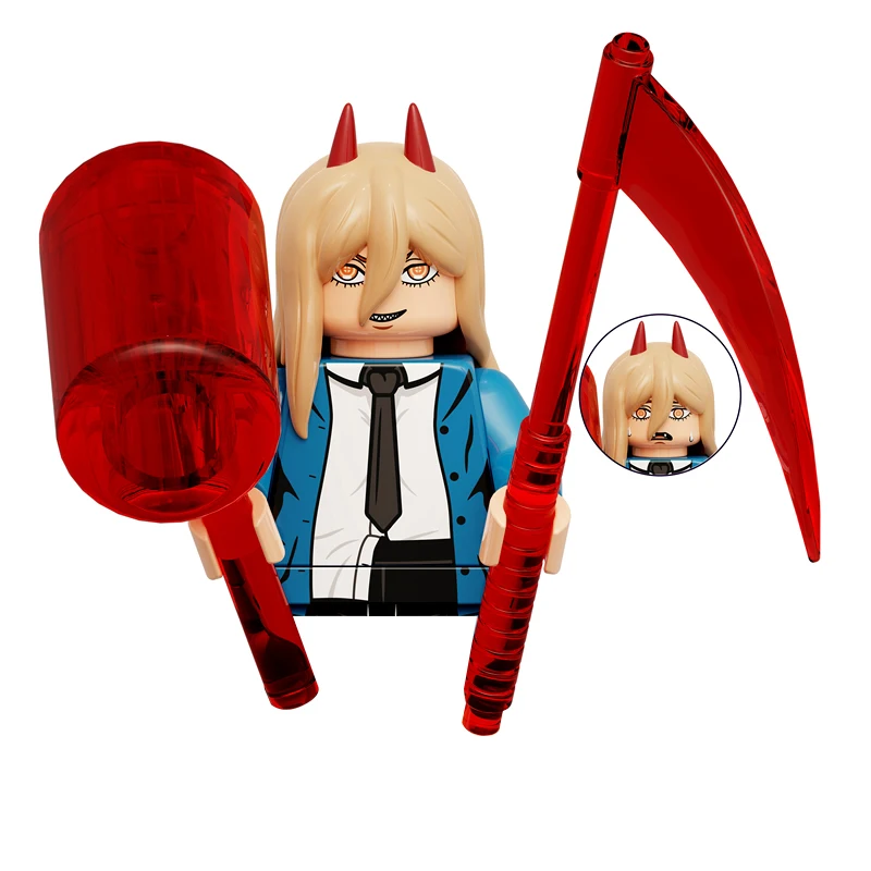 Zabawki Peryferyjne do Gry Animacyjnej Chainsaw Man Denji Makima Aki Power Mała Lalka Anime Figurki Modelowe Kolekcjonerskie