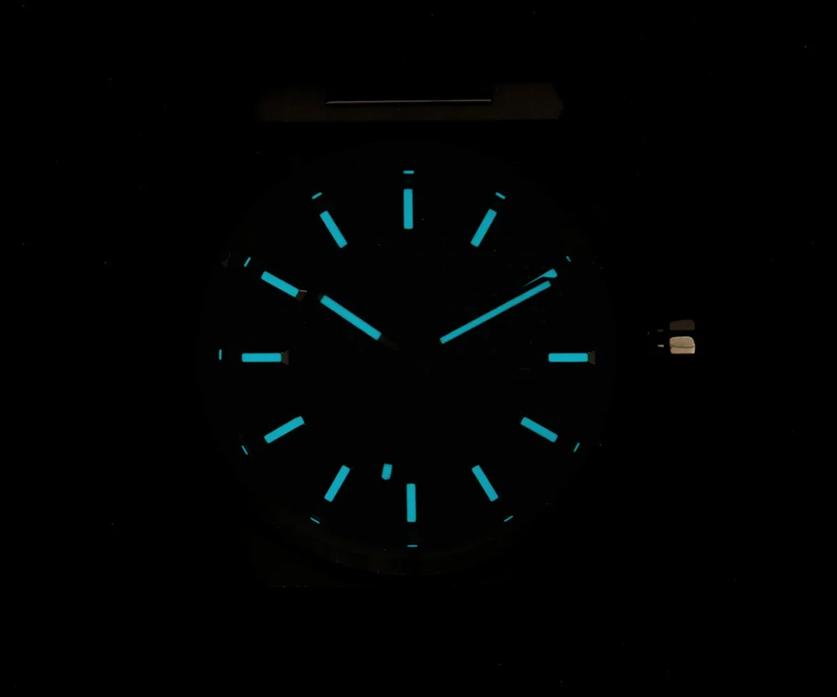 Cronos L6028 V3 المعين / Perlage Dial Limited 39mm PT5000/90S5 See-through Caseback ساعات المعصم الأوتوماتيكية للرجال 10ATM Lumious