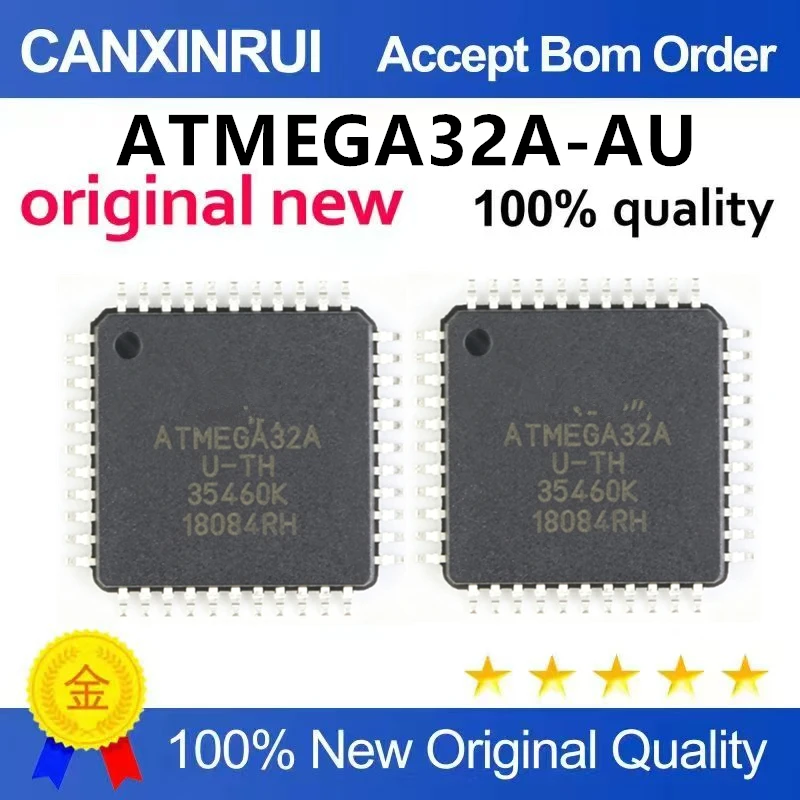 （5pcs-10pcs）Original genuine SMT ATMEGA32A-AU 8-bit microcontroller AVR 32K flash 44-TQFP