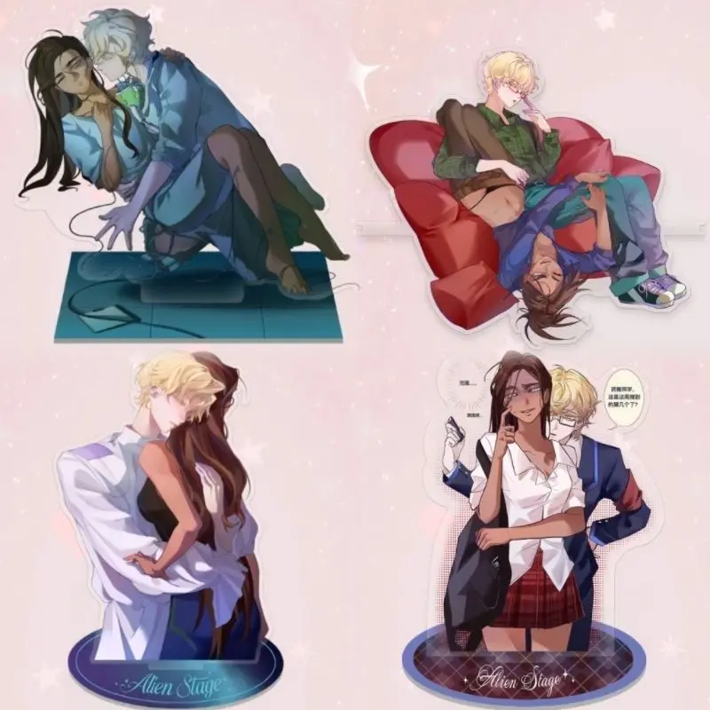 

15 см аниме инопланетянин сценическая акриловая подставка модель фигурки представляют собой косплей настольный декор модель тарелка реквизит Рождественский подарок для фанатов