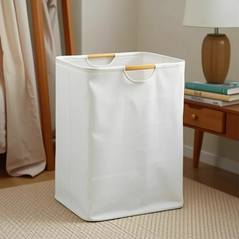 

Cotton and Linen Household Dirty Clothes Basket Folding Large-capacity Laundry Basket Storage Basket