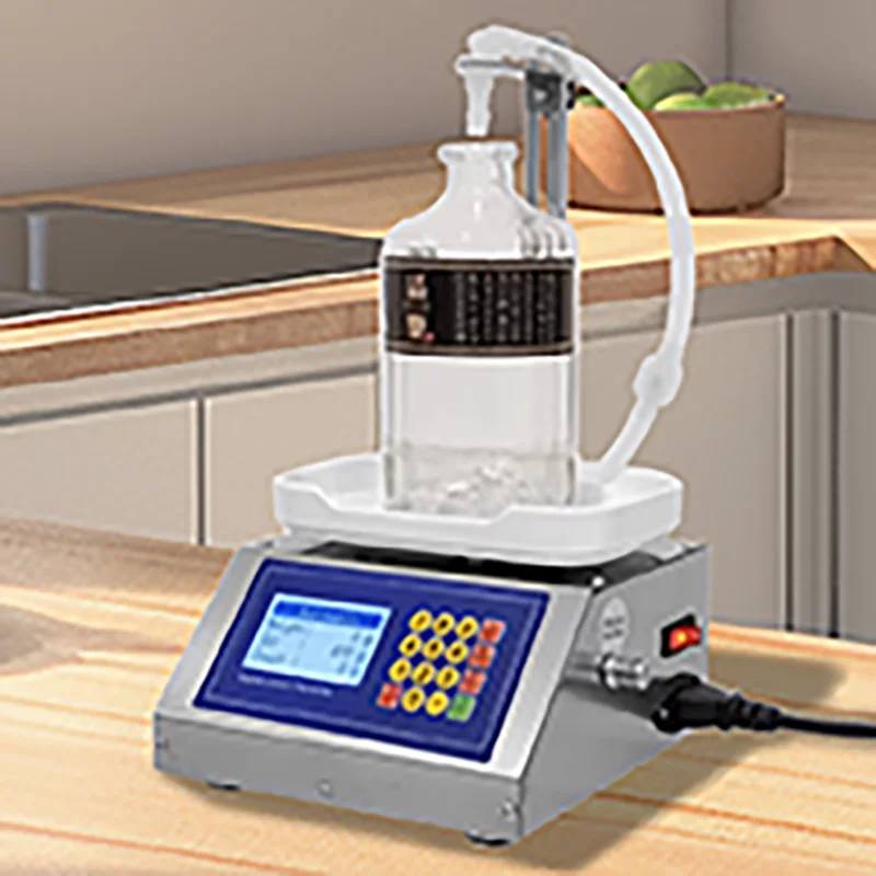 

10ml-3000ml Electronic Automatic Quantitative Weighing Diaphragm Pump Filling Machine Scale Liquid Filler Water Oil Wine Juice