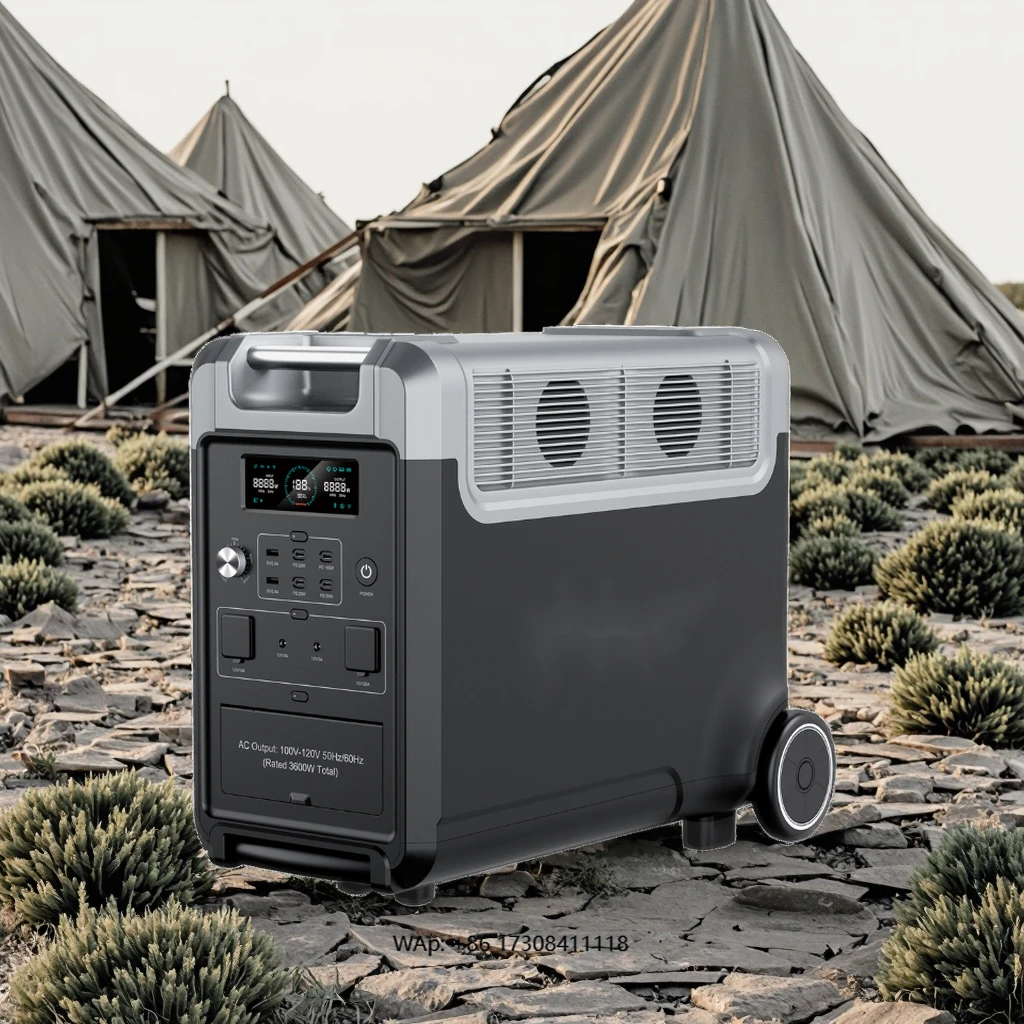 

18650 Battery 3600 Watt Solar Portable Solar Generator Support Capacity Power Station 10KW Solar Power System