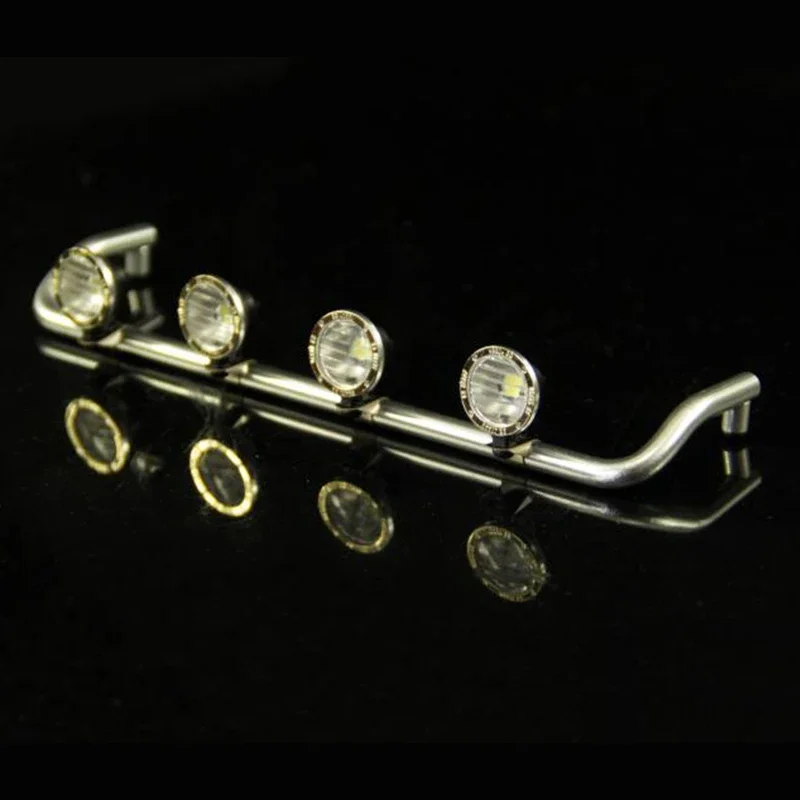 Foco de luz inferior de aleación de aluminio CNC, 3V, para camión Tamiya RC 1/14 Scania 770S BENZ 3363 VOLVO FH16 MAN, piezas de juguete Diy