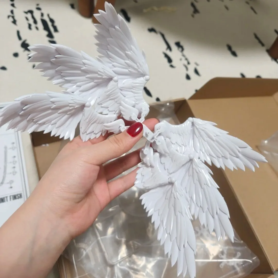 

Black And White Fengyu Six-Wing Pure Color Series Six Winged Wings Model Decoration Only Wings Ornament Toy Birthday Gifts
